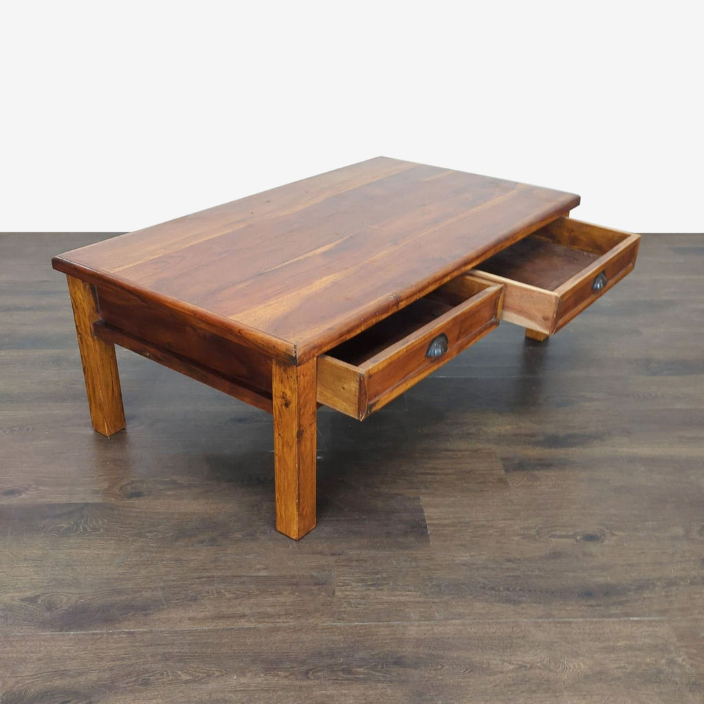 Rustic Two Drawer Coffee Table - Accepted Offer (48.60% discount)