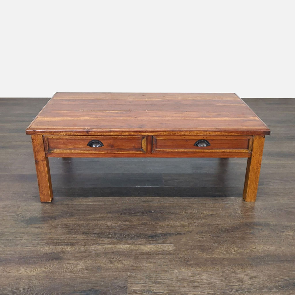 Rustic Two Drawer Coffee Table - Accepted Offer (48.60% discount)