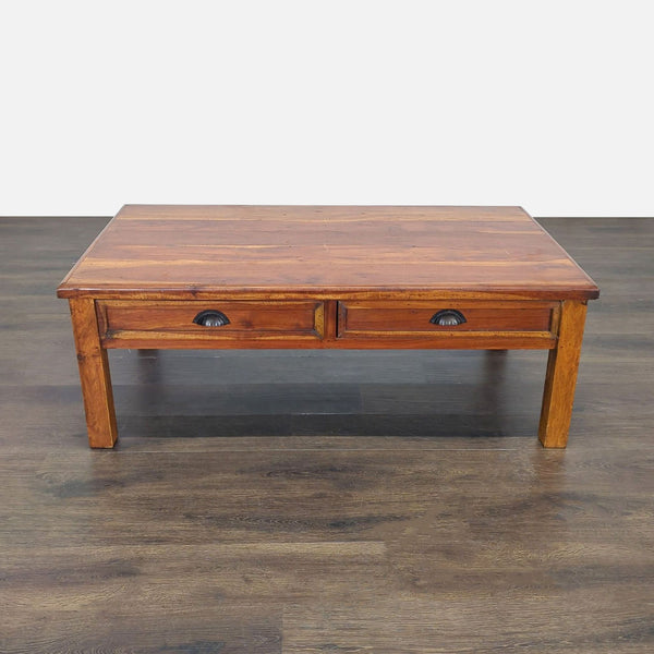 Rustic Two Drawer Coffee Table - Accepted Offer (48.60% discount)
