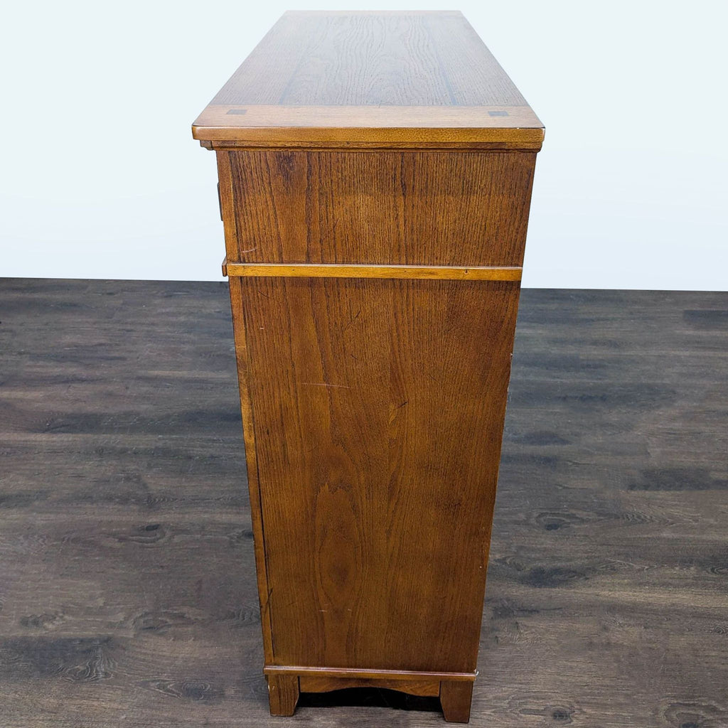 Ashley Furniture Cross Island 5-Drawer Wooden Dresser with Black Handles