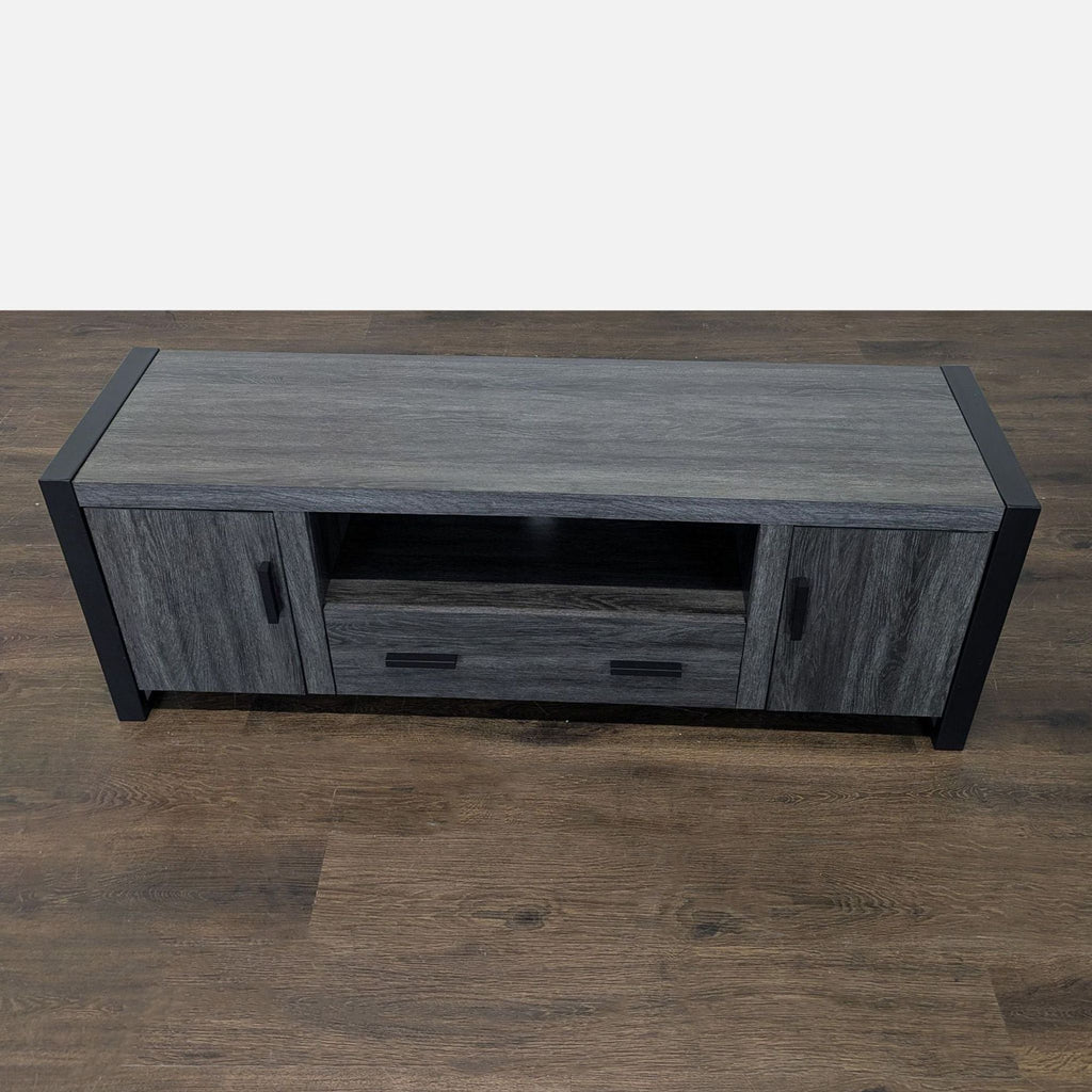 Walker Edison Industrial Modern Wood TV Stand