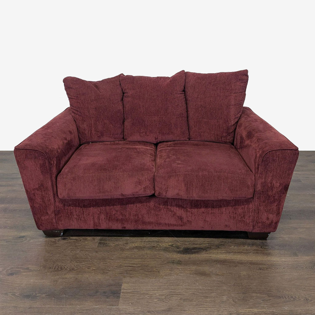 Ashley Furniture Stairatt Burgundy Loveseat – Plush and Comfortable Seating