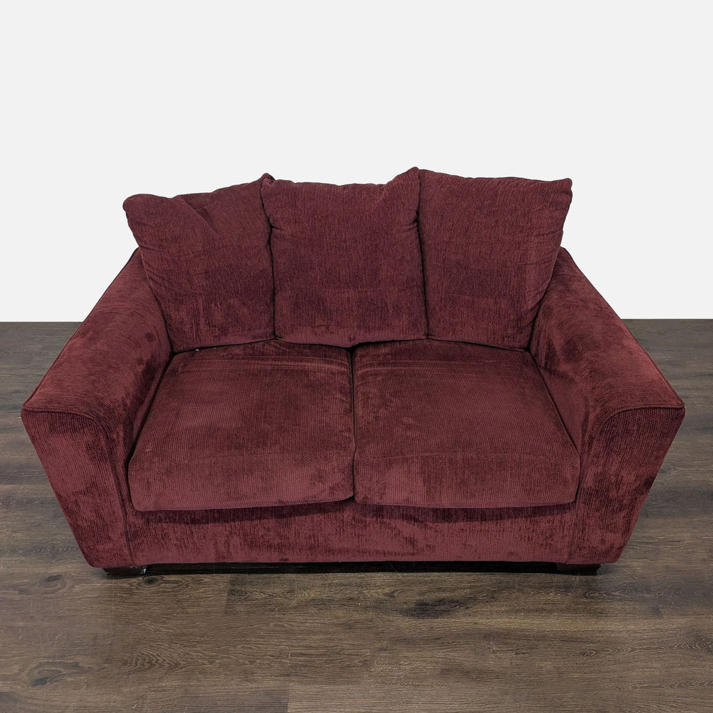 Ashley Furniture Stairatt Burgundy Loveseat – Plush and Comfortable Seating