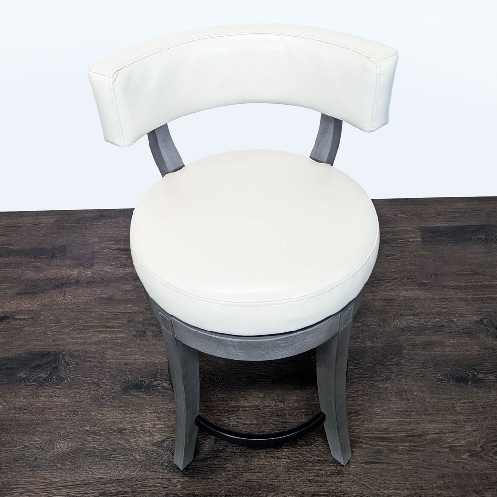 Grandin Road Aiken Low Back Swivel Bar/Counter Stool
