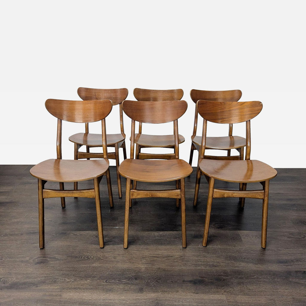 West Elm Mid-Century Modern 7-Piece Wooden Dining Set