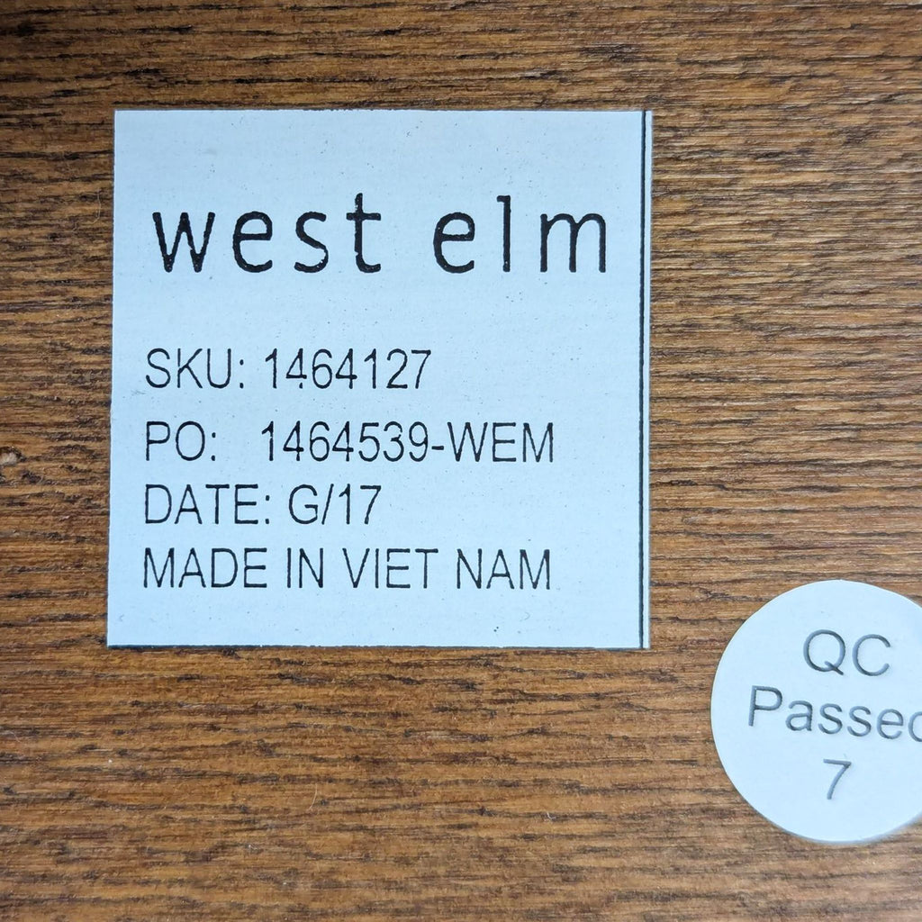 West Elm Mid-Century Modern 7-Piece Wooden Dining Set