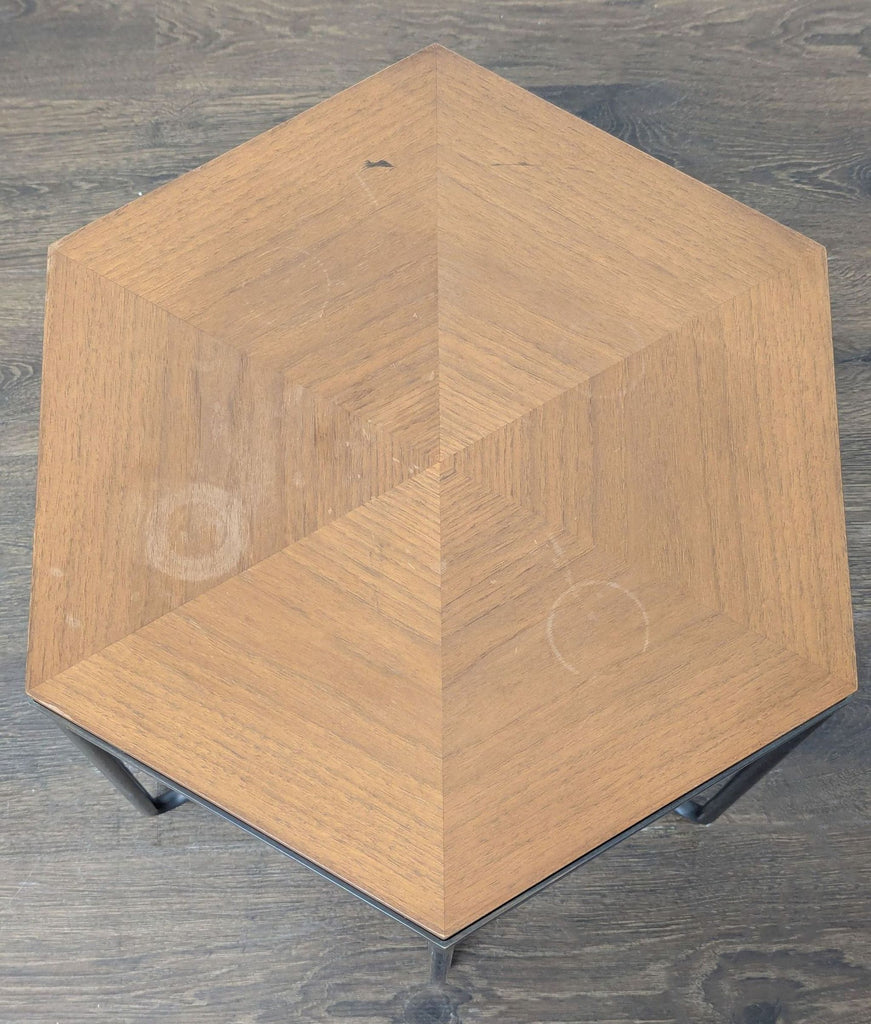Hexagon Top Side Table