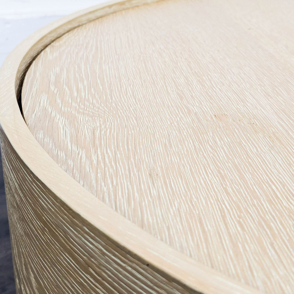West Elm Volume Round Storage Drum Coffee Table - Accepted Offer (25.53% discount)