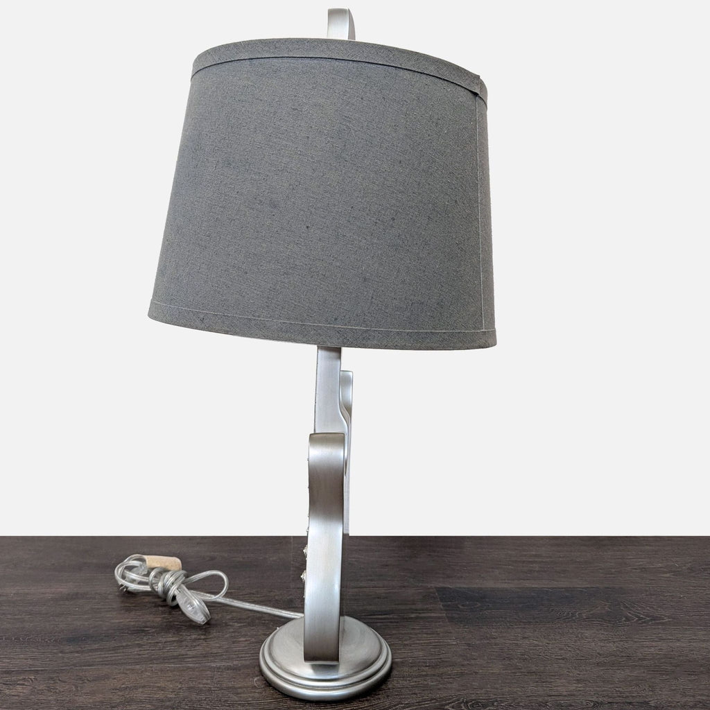 Pottery Barn Kids Electric Guitar Table Lamp with Grey Shade