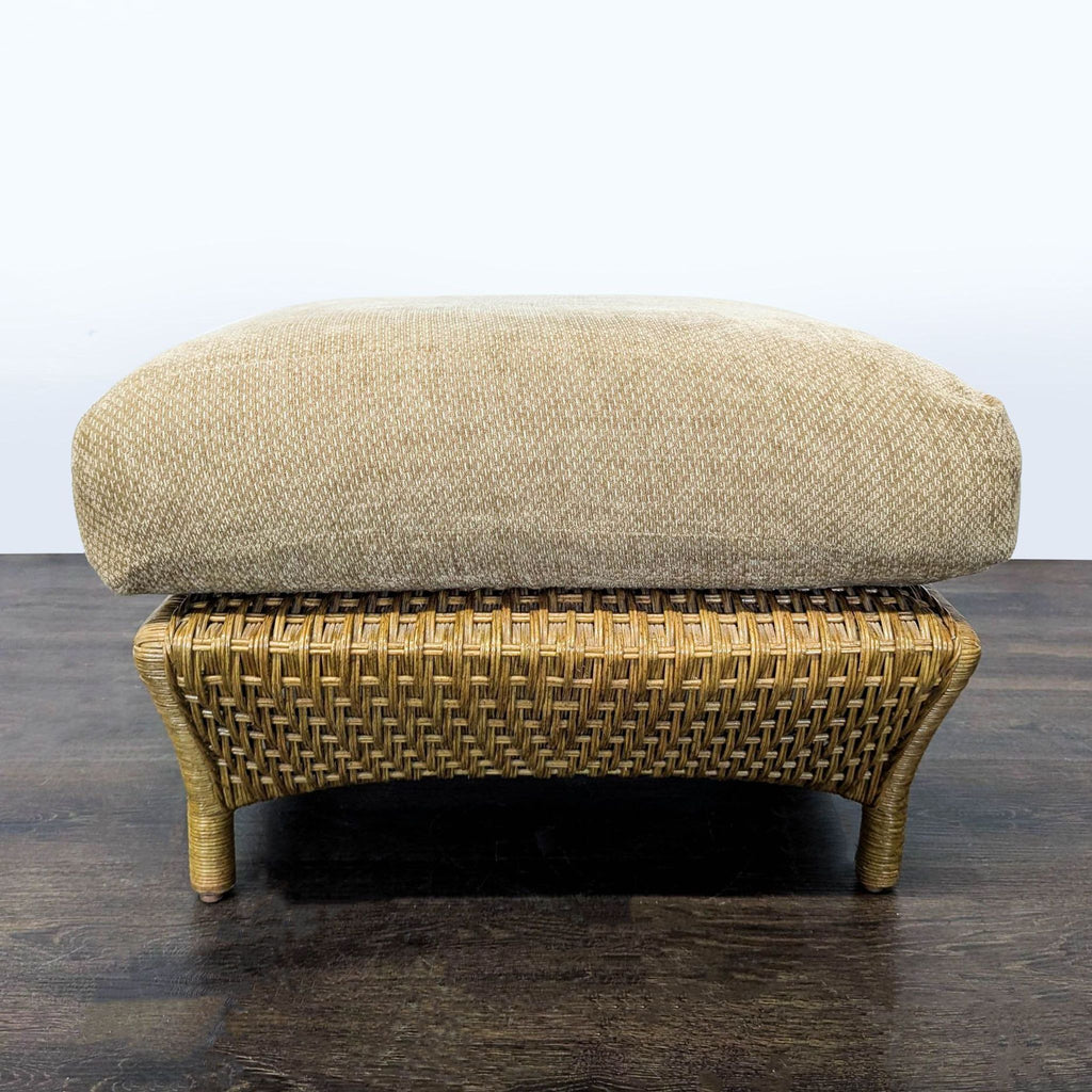 Lane Venture Wicker Ottoman with Cushion - Accepted Offer (44.44% discount)