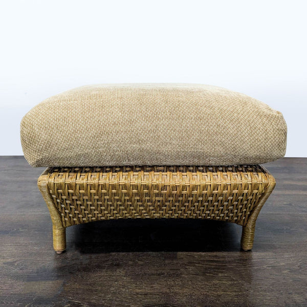 Lane Venture Wicker Ottoman with Cushion - Accepted Offer (44.44% discount)