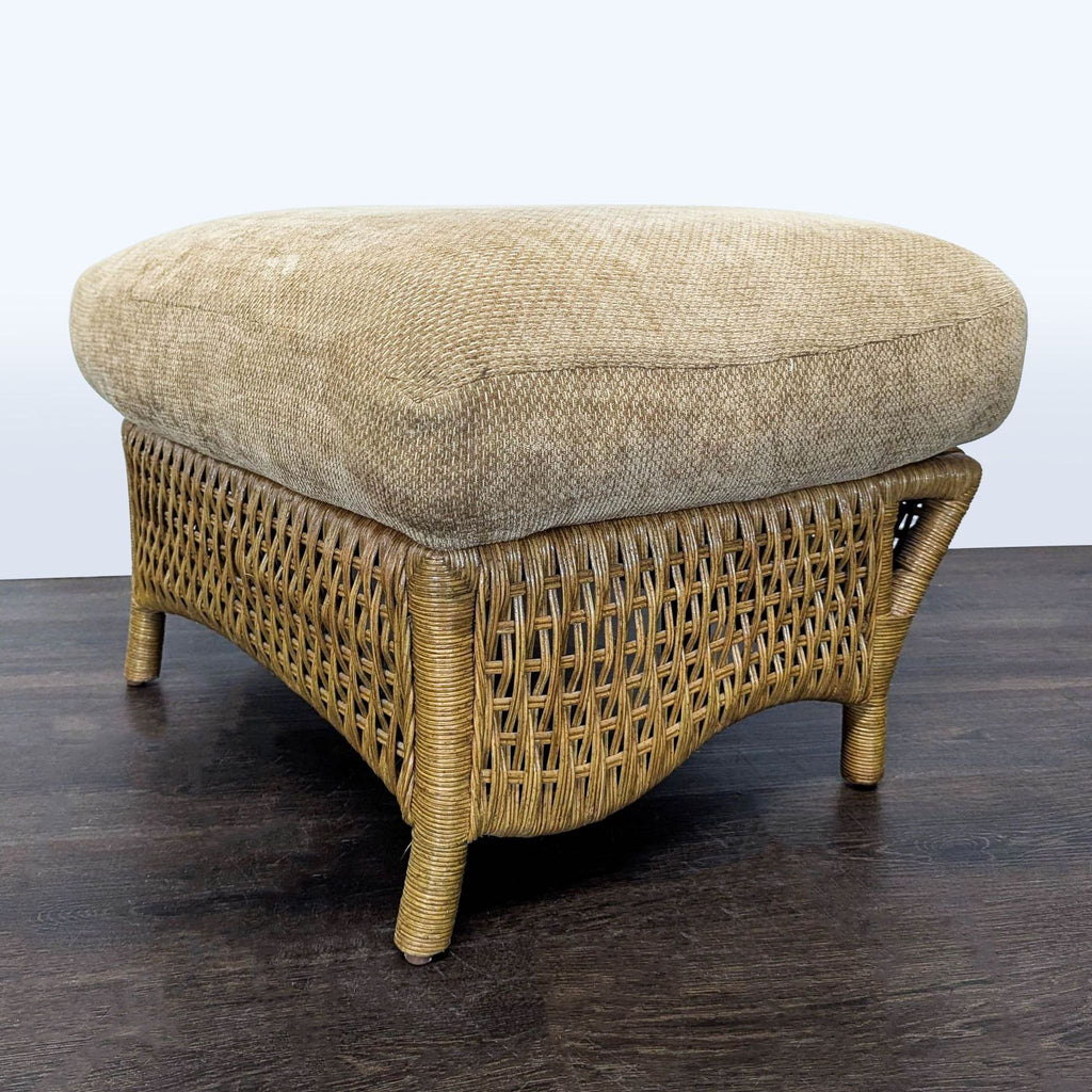 Lane Venture Wicker Ottoman with Cushion - Accepted Offer (44.44% discount)