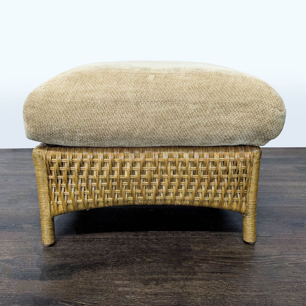 Lane Venture Wicker Ottoman with Cushion - Accepted Offer (44.44% discount)