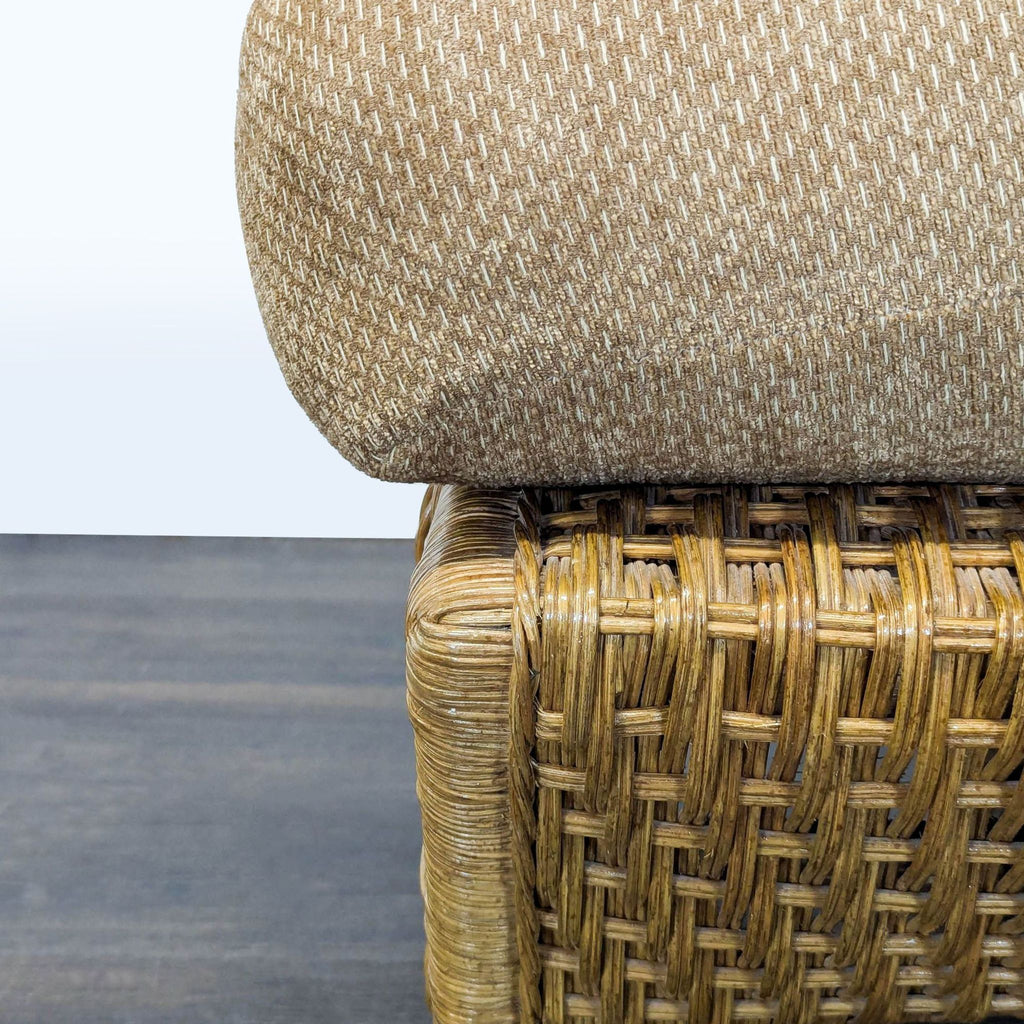 Lane Venture Wicker Ottoman with Cushion - Accepted Offer (44.44% discount)