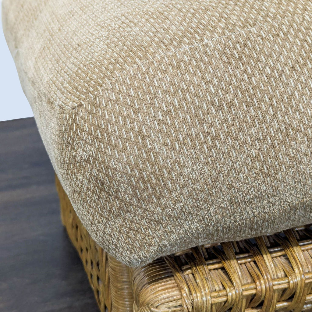 Lane Venture Wicker Ottoman with Cushion - Accepted Offer (44.44% discount)