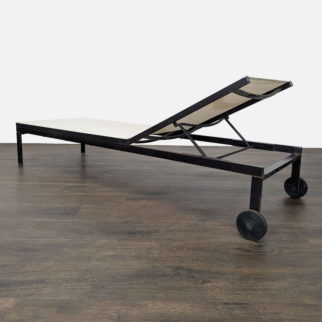 Ikea Outdoor Reclining Chaise Lounger with Wheels - Accepted Offer (65.52% discount)