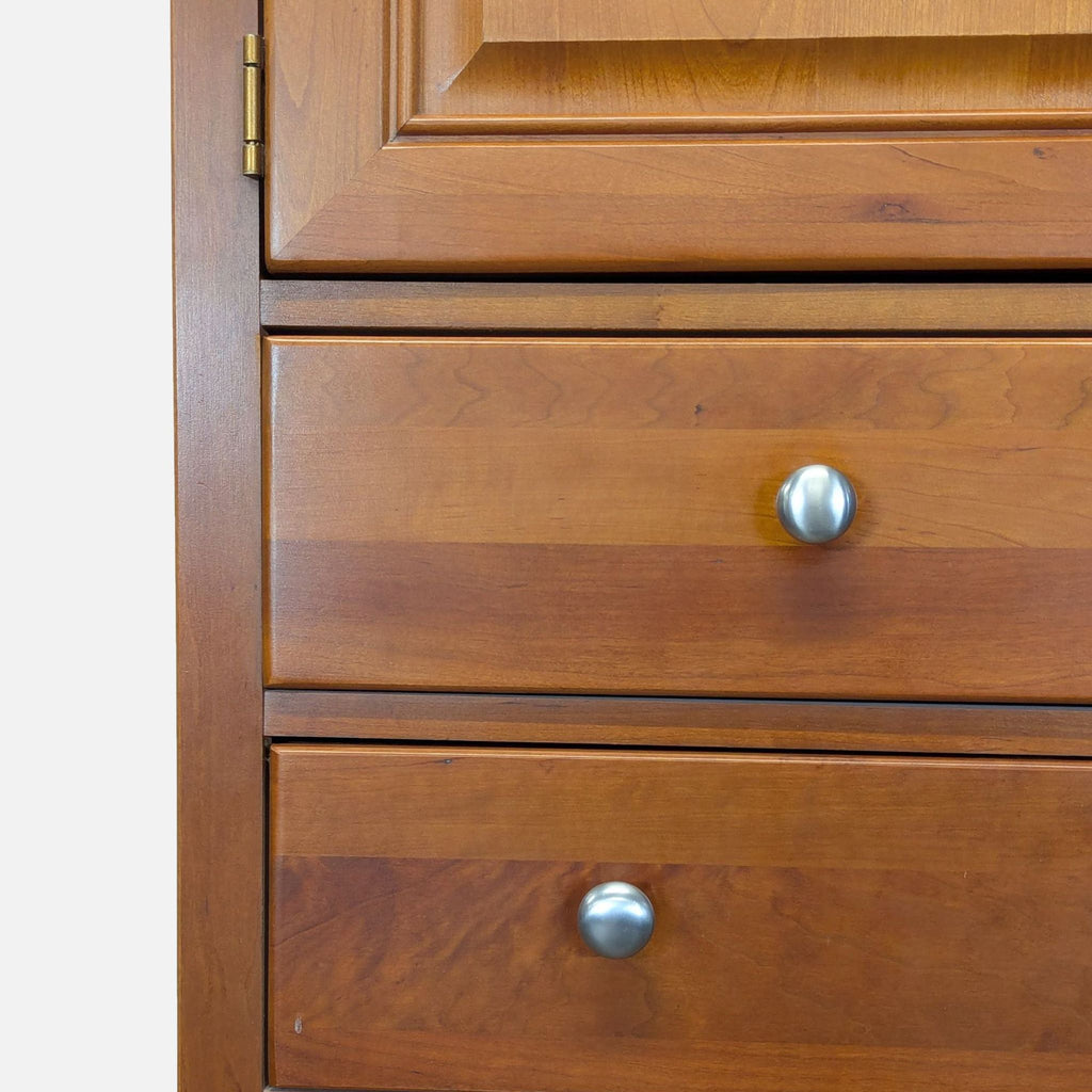 Stanley Furniture Cherry Door Chest / Armoire Cabinet