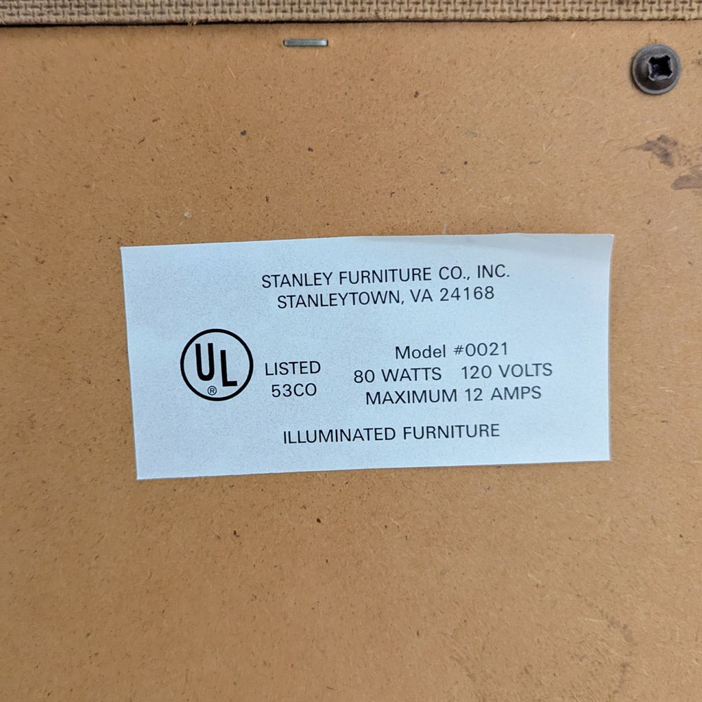 Stanley Furniture Cherry Door Chest / Armoire Cabinet