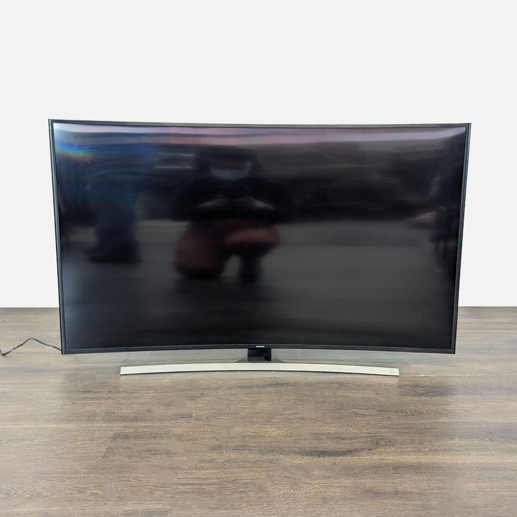Samsung Curved LED TV – Sleek Design with Modern Stand