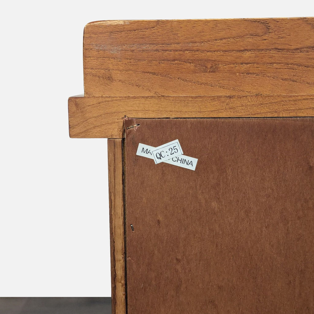 Craftsman Style One Drawer Wood Nightstand with Open Shelf