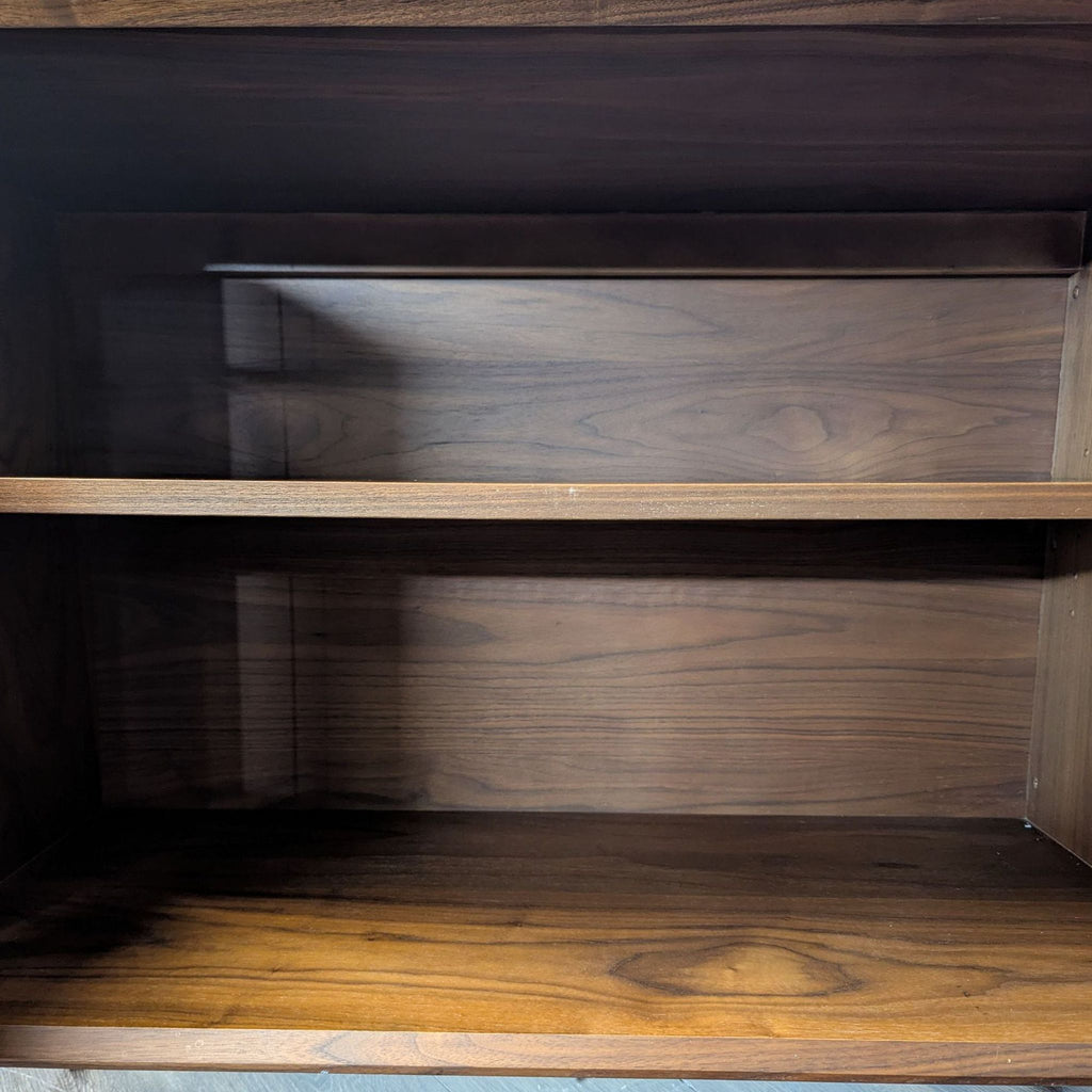 Crate & Barrel Tate Modern Walnut Bookshelf with Storage Cabinet - Accepted Offer (24.66% discount)