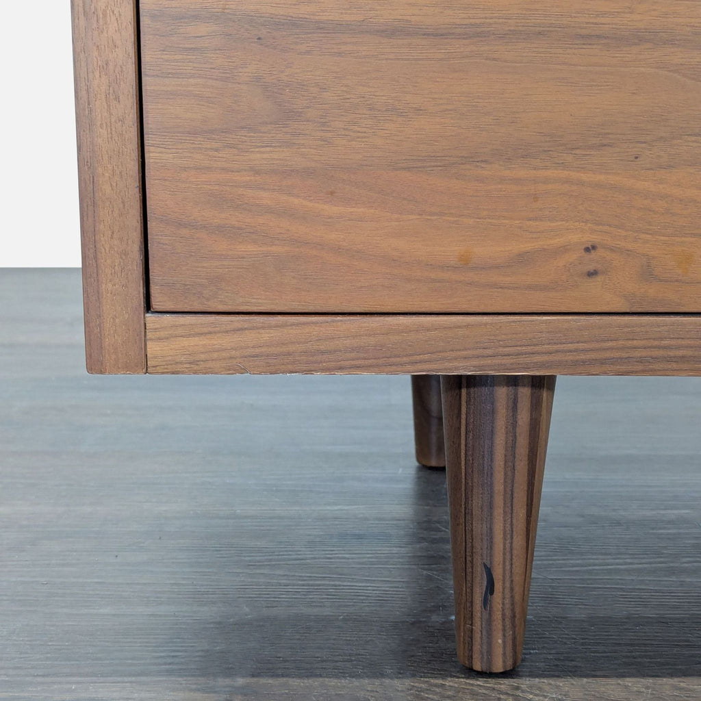 Crate & Barrel Tate Mid-Century Modern 9-Drawer Dresser in Walnut Finish