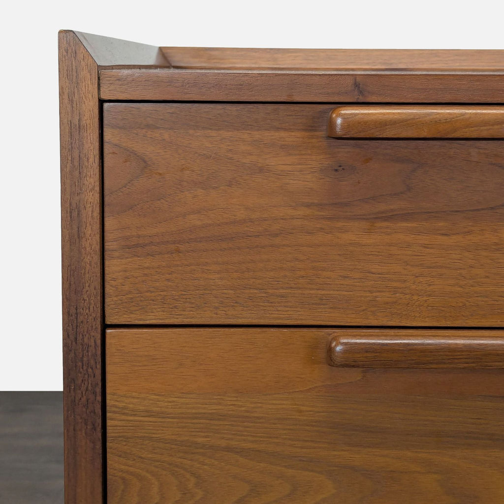 Crate & Barrel Tate Mid-Century Modern 9-Drawer Dresser in Walnut Finish