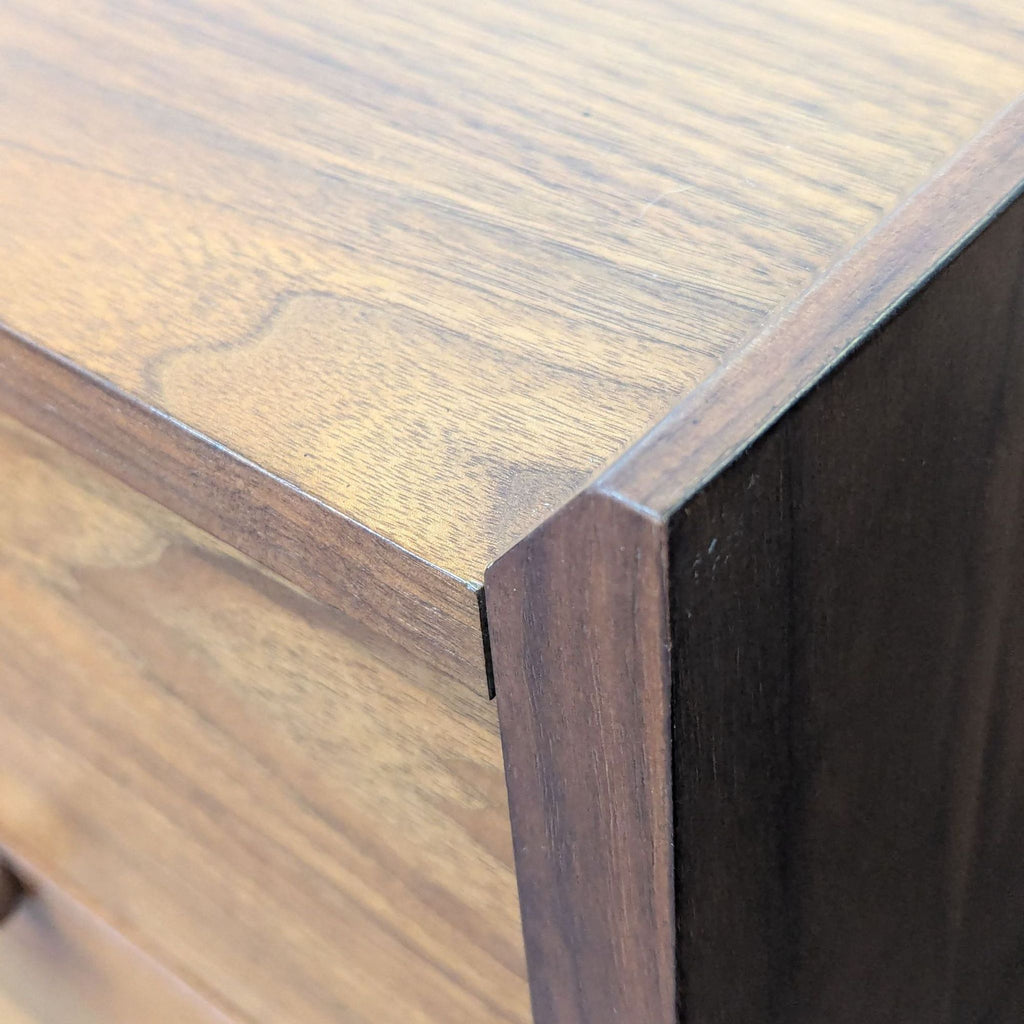 Crate & Barrel Tate Mid-Century Modern 9-Drawer Dresser in Walnut Finish