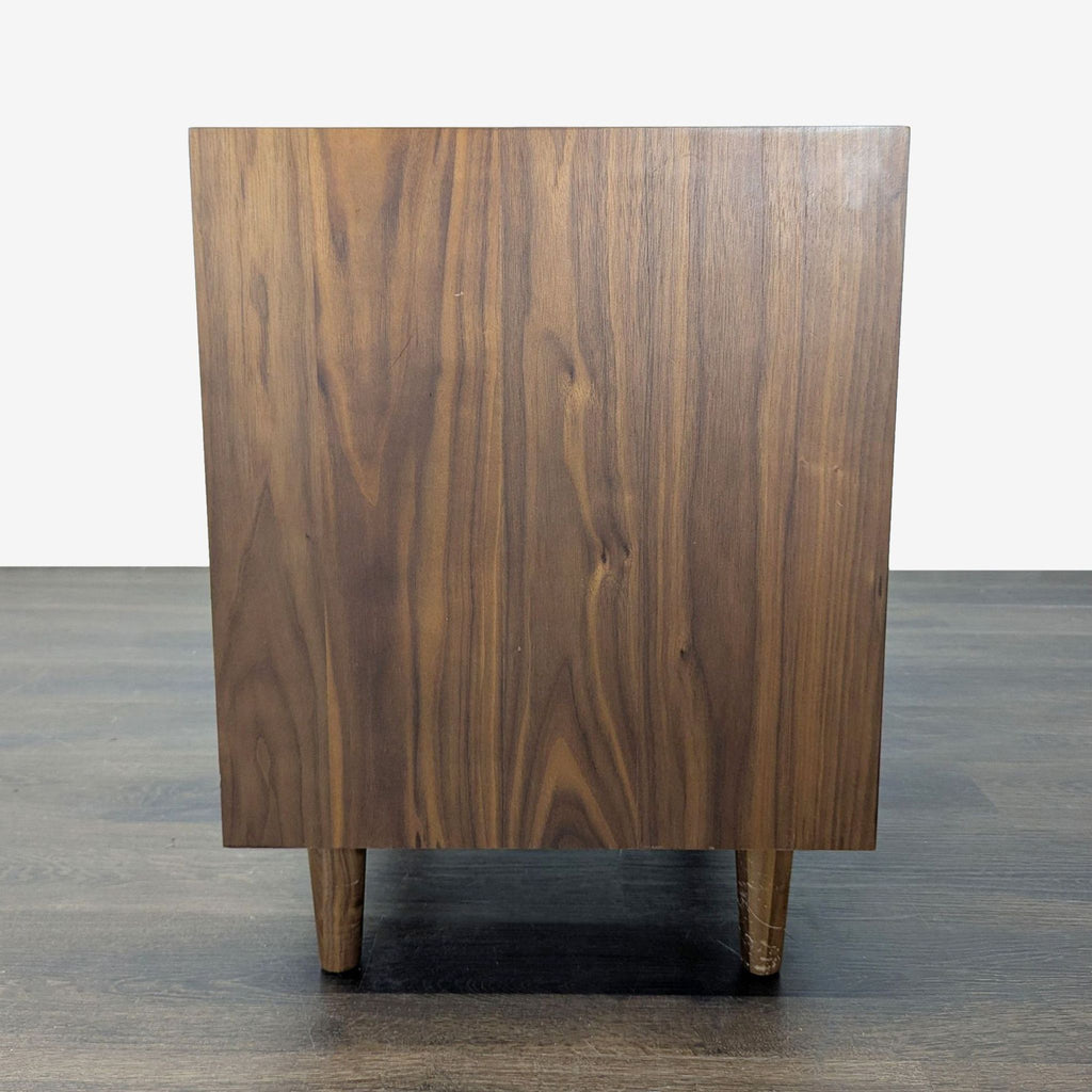 Crate & Barrel Tate Walnut Wood Nightstand