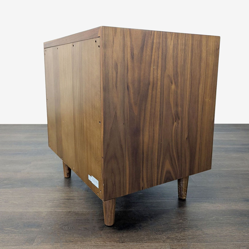 Crate & Barrel Tate Walnut Wood Nightstand