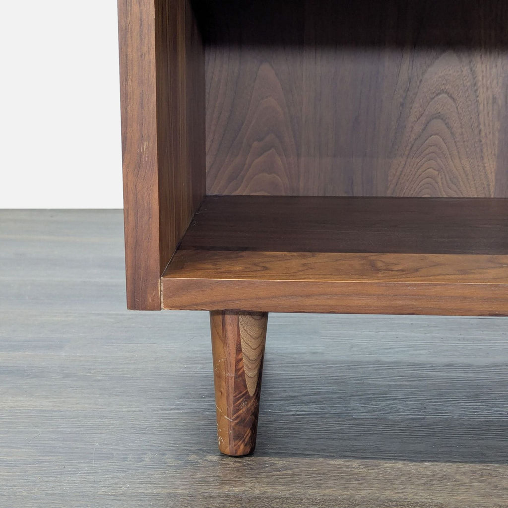 Crate & Barrel Tate Walnut Wood Nightstand