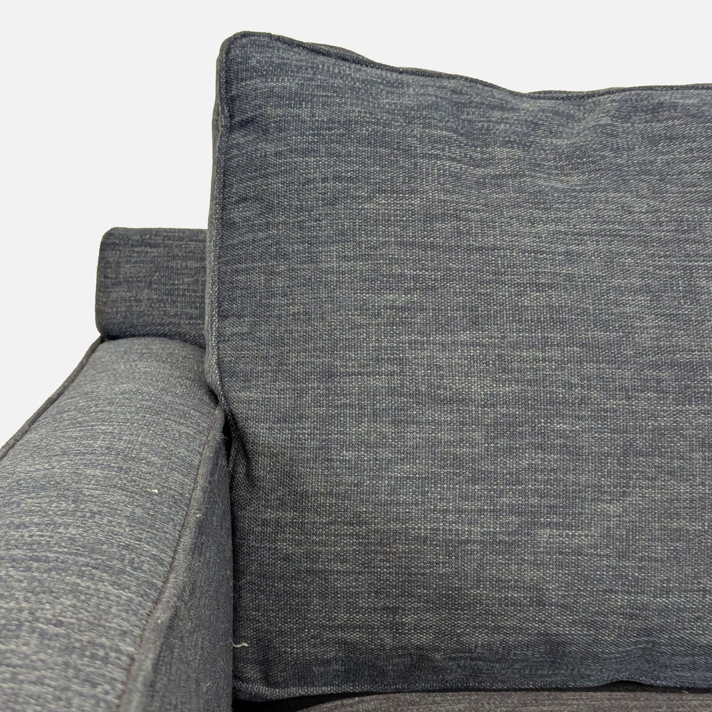 Crate & Barrel Davis Modern Blue Sleeper Sofa – Comfortable and Stylish