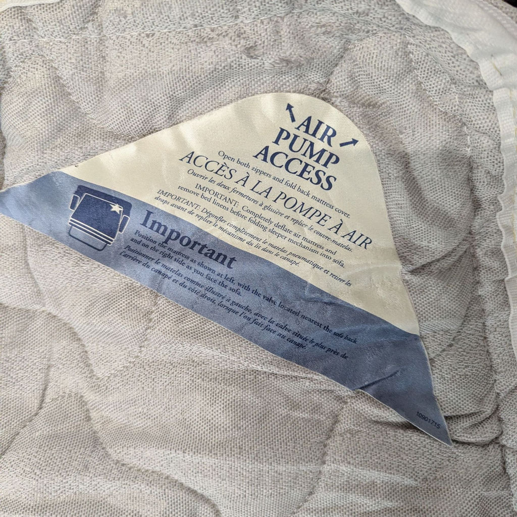 Crate & Barrel Davis Modern Blue Sleeper Sofa – Comfortable and Stylish