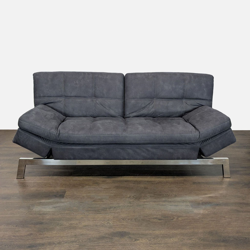 Coddle Sleeper Sofa - Modern Dark Grey Convertible Couch Bed