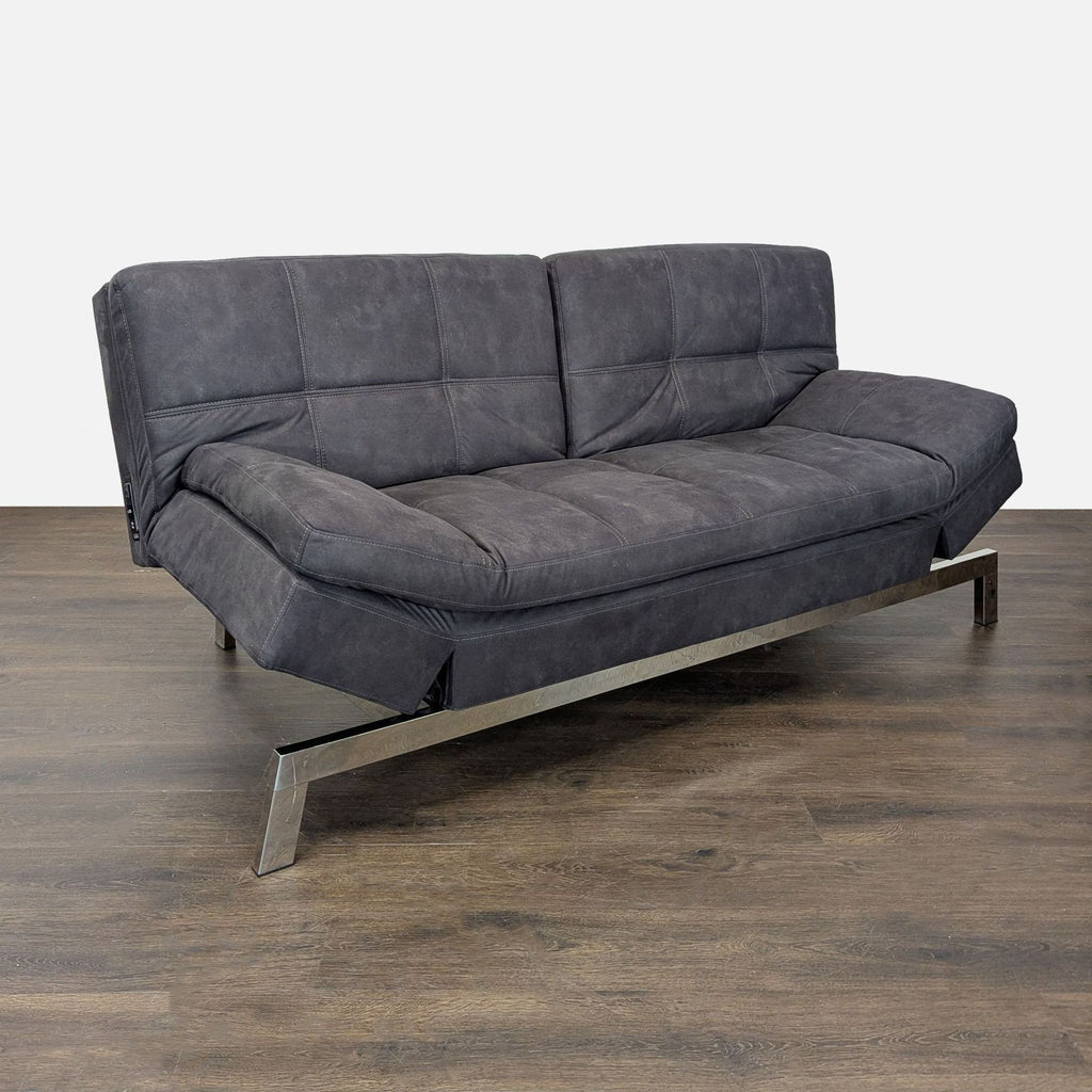 Coddle Sleeper Sofa - Modern Dark Grey Convertible Couch Bed