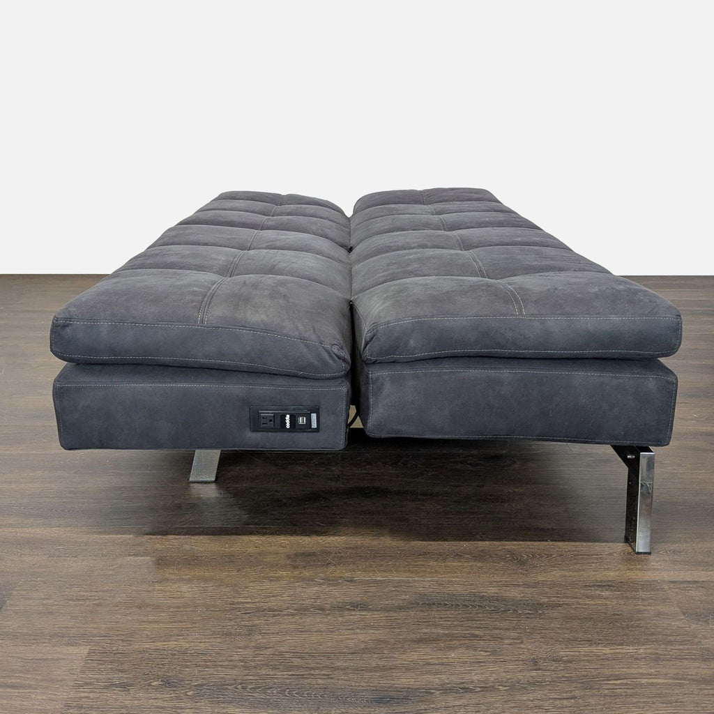Coddle Sleeper Sofa - Modern Dark Grey Convertible Couch Bed