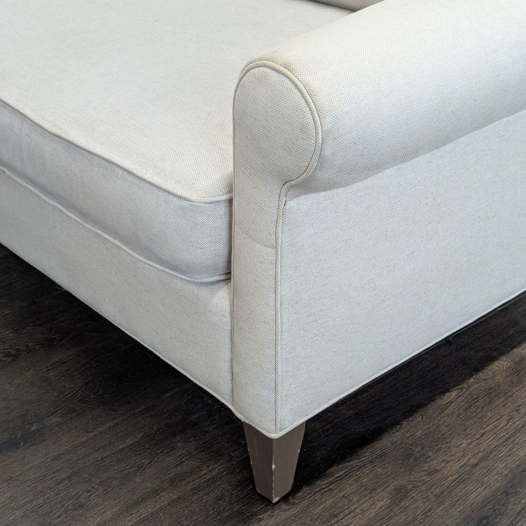 Crate & Barrel Montclair 2-Seat Sofa in Light Beige