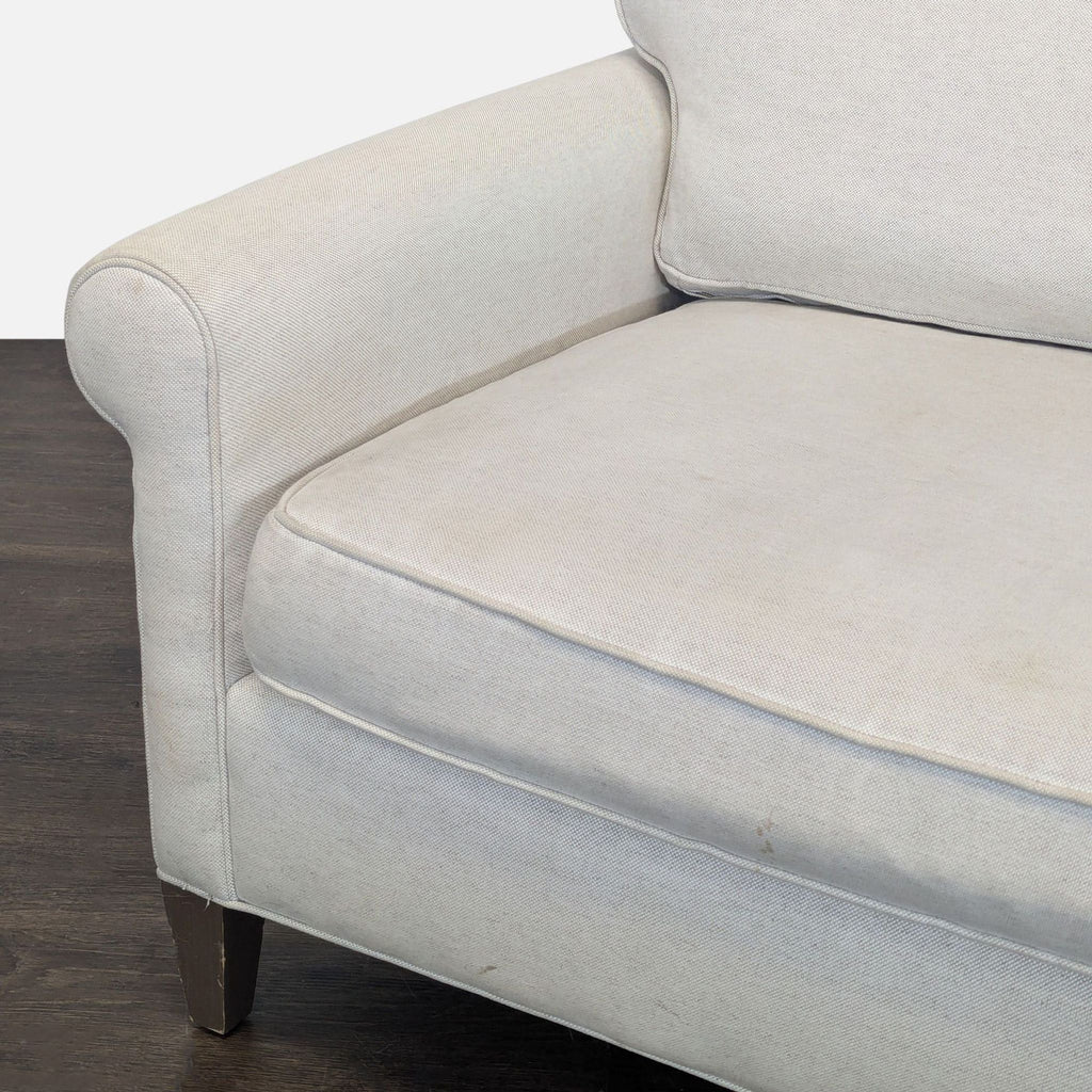 Crate & Barrel Montclair 2-Seat Sofa in Light Beige