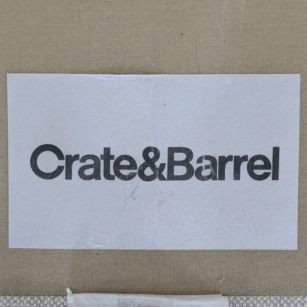 Crate & Barrel Montclair 2-Seat Sofa in Light Beige