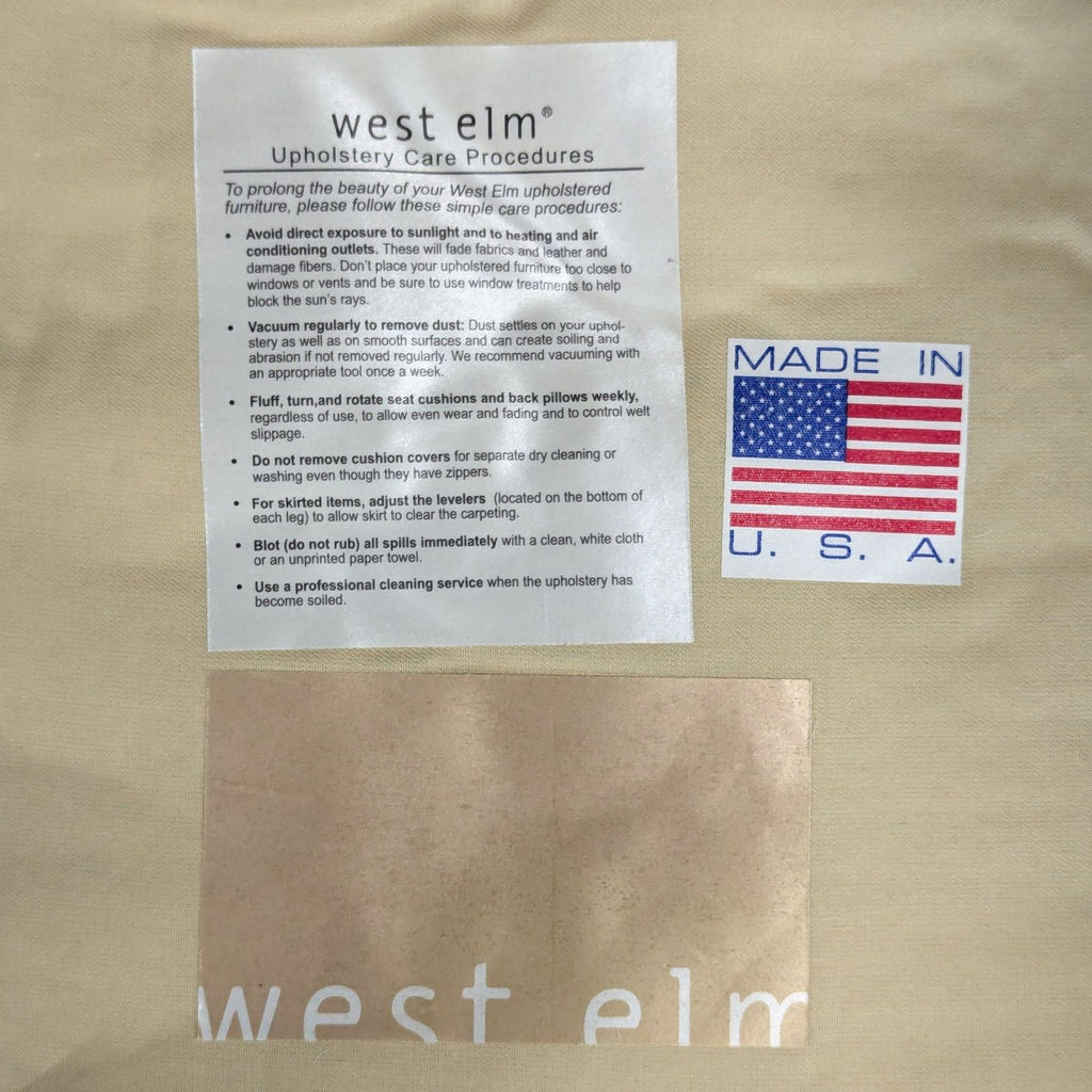 West Elm Modern Gray Rocking Lounge Chair