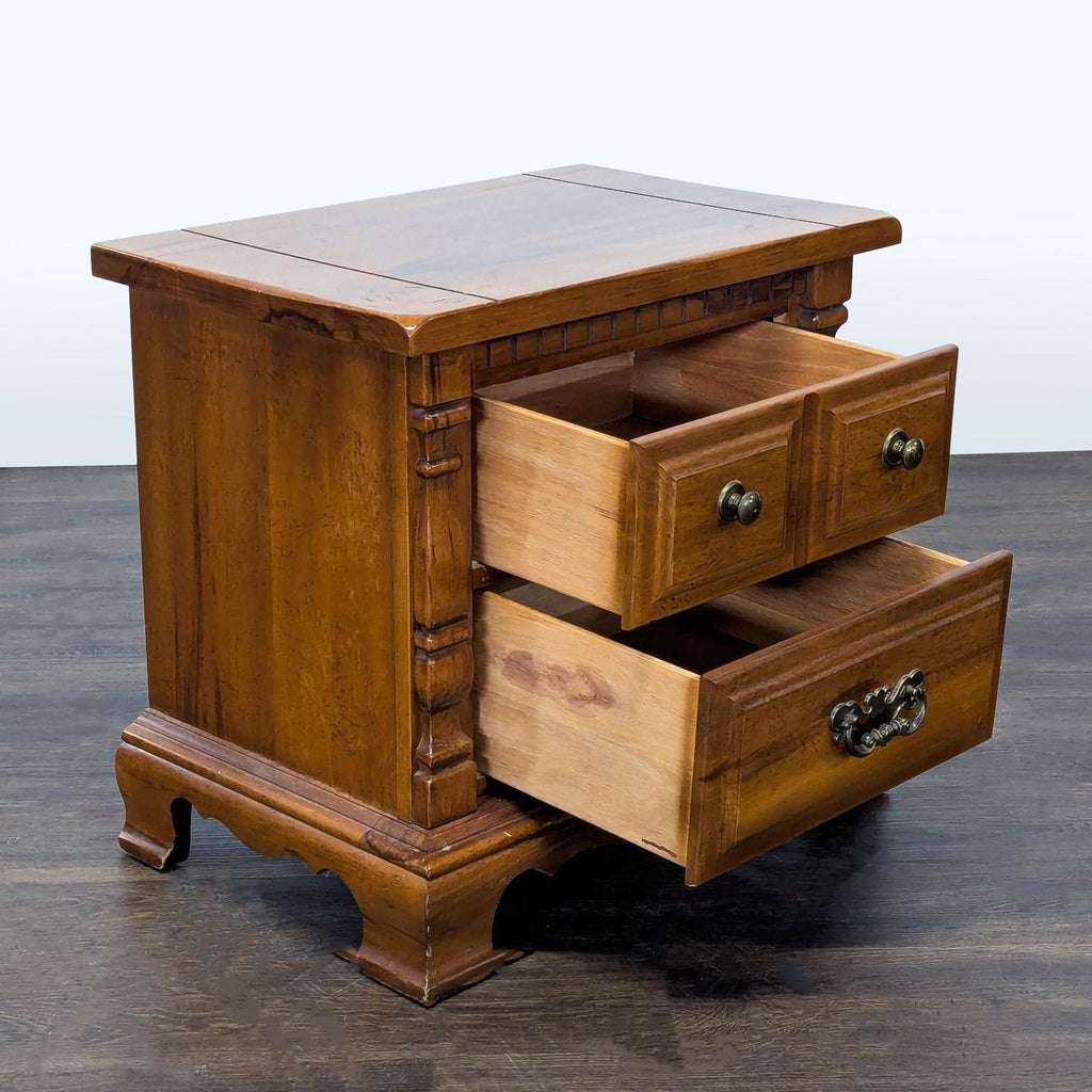 Vintage Sumter Furniture Two Drawer Nightstand