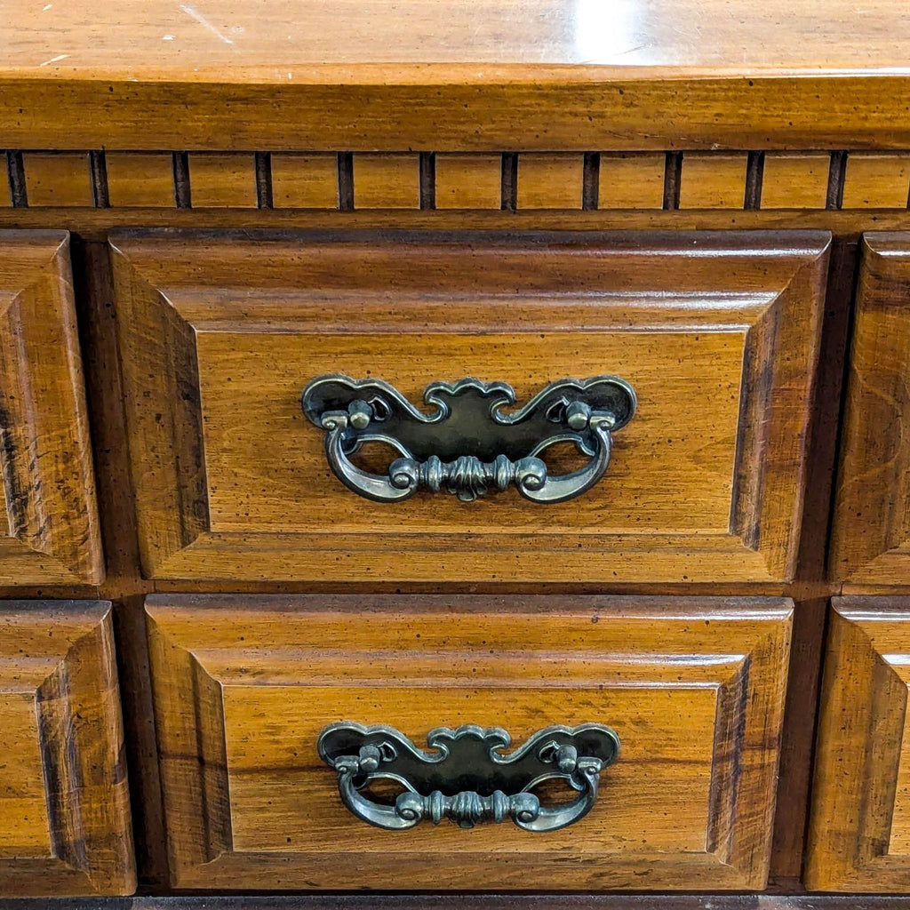 Sumter Solid Wood 9-Drawer Dresser with Vintage Brass Handles