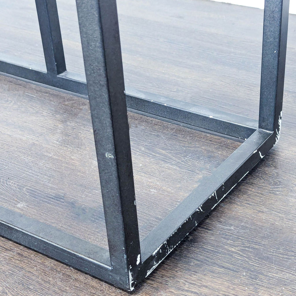 Broyhill Metal and Faux Stone Console Table