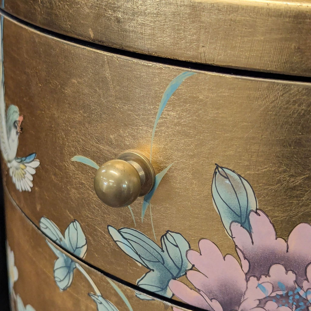 Oriental Hand-Painted Three Drawer Accent Table - Accepted Offer (19.57% discount)