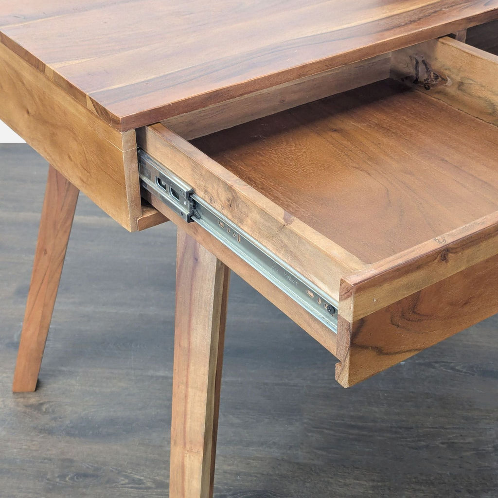 Sleek Noble Art & Craft House desk with durable legs, minimalist design, and multiple storage options.