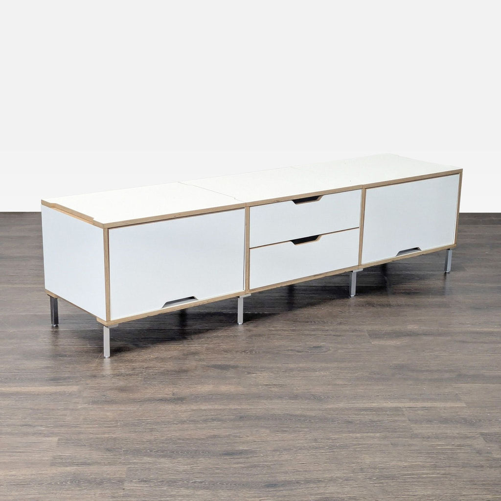 Scandinavian Designs White Cabinet with Storage