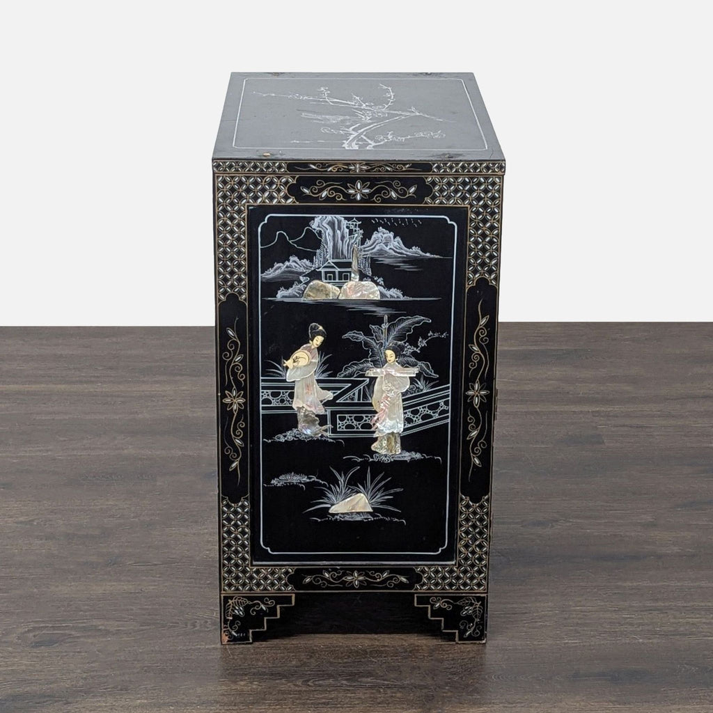Vintage Lacquered Chinese Cabinet