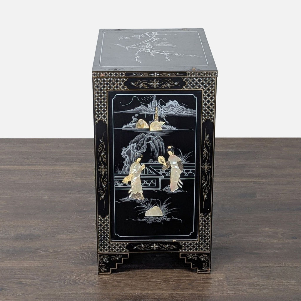Vintage Lacquered Chinese Cabinet