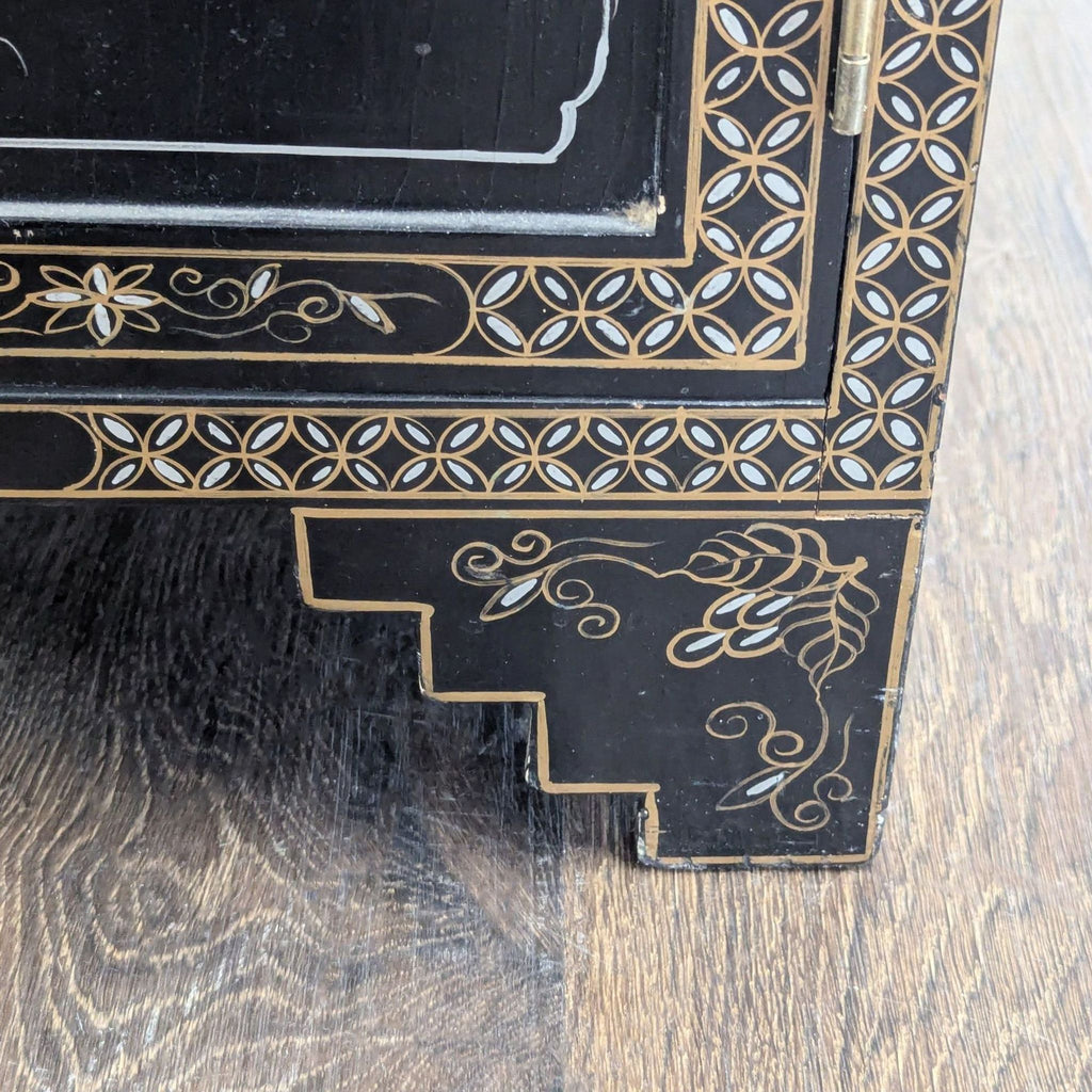 Vintage Lacquered Chinese Cabinet