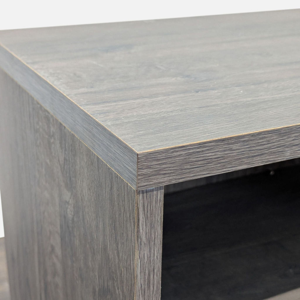 One Drawer Open Shelf Nightstand